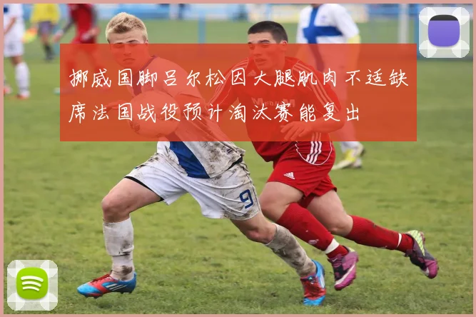 挪威国脚吕尔松因大腿肌肉不适缺席法国战役预计淘汰赛能复出